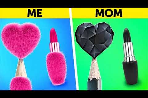 COOL WAYS TO SNEAK MAKEUP INTO CLASS || Awesome Food Hacks And Tricks By 123 GO! LIVE