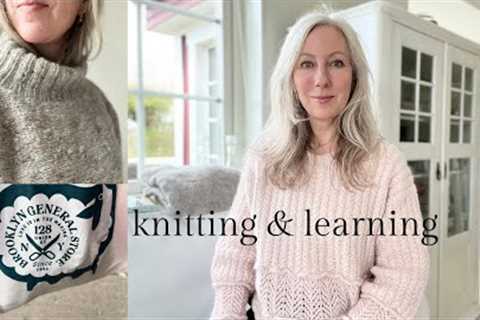 A knitting episode (5): Two sweaters, words for beginning/intimidated knitters &amp; yarn love from ..