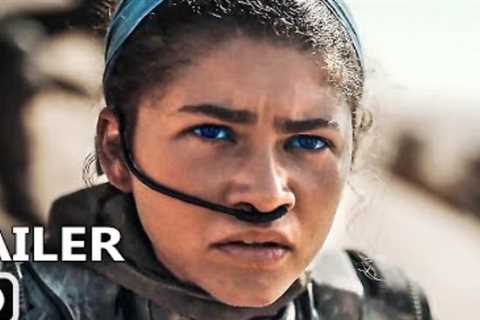 Zendaya (Zendaya), Timothee Challamet (Timothee) and Florence Pugh in DUNE 2, Action Movie (2023).