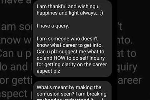 Solve career and confusion in few mins