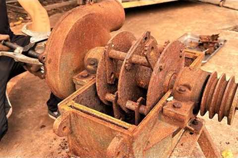 💡Genius Boy Restores Giant Corn Grinder // Amazing Recovery Skills You've Never Seen