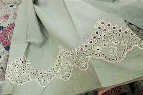 New branded lawn collection at discount rate || embroidery|| online shopping hub