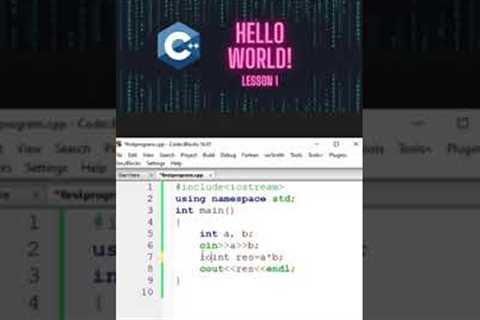Basics of C++ |  Input  | Programming tutorial for beginners | Shorts