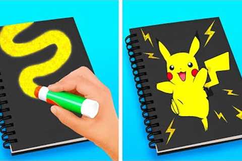 BRILLIANT ART IDEAS &amp; FUN POKEMON DIYs and CRAFTS