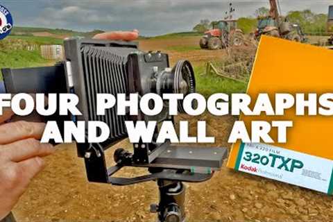 PHOTOGRAPHY AT THE FARM WITH KODAK TXP 320 and MAKING WALL ART