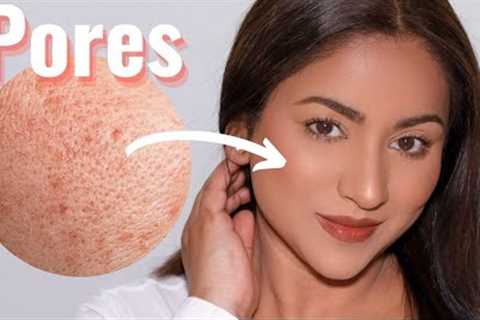 How to Make Your Pores DISAPPEAR With Makeup!