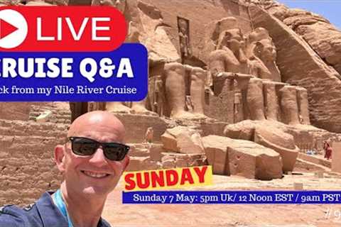 Live Cruise Q&amp;A. Your Cruising Questions Answered. Sunday 7 May 2023 (5pm Uk/ 12 Noon EST/ 9am..