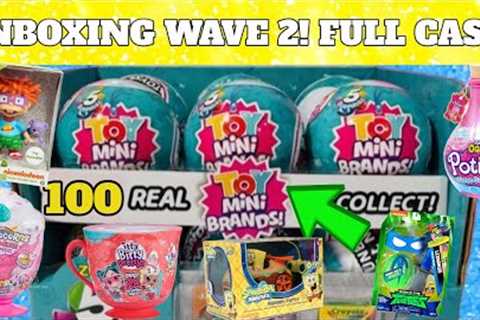 UNBOXING FULL CASE Toy Mini Brands WAVE 2!! Zuru 5 Surprise Blind Bag Toy Opening!!