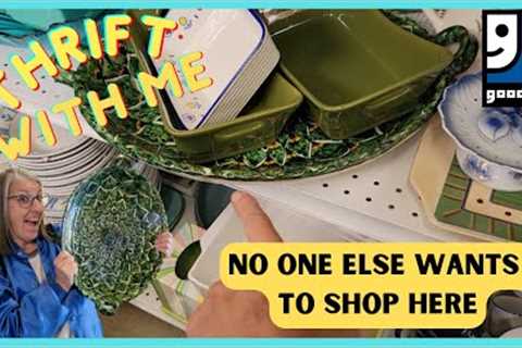 No One Wants to Shop at This Goodwill - Thrift With Me - BONUS Try On Haul