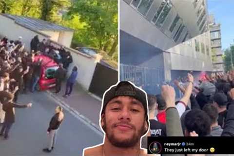 VIRAL VIDEO 😱NEYMAR,GET OUT! 💔PSG FANS CAME TO NEYMAR'S HOUSE TO DEMAND HIS DEPARTURE FROM THE..