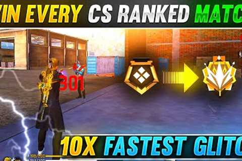 Cs Rank Pushing 10x Fastest Glitch 😱 || Cs Rank Pushing Tips &amp; Tricks || Cs Rank Grandmaster..