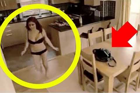 30 WEIRD THINGS CAUGHT ON SECURITY CAMERAS &amp; CCTV! 😱🤯