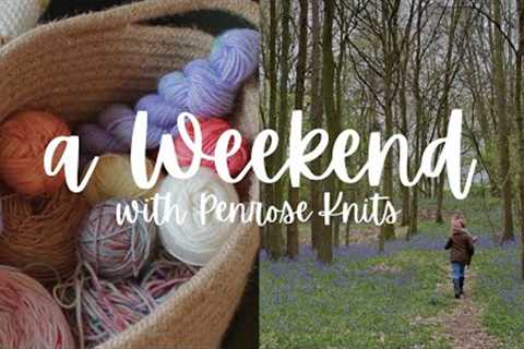 Knitting Vlog - a family weekend