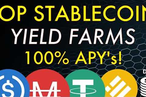 Top Stablecoin Pools For Highest Yields! 2023