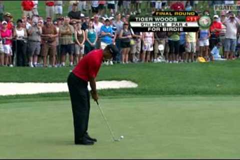 Tiger Woods wins 70th title at WGC-Bridgestone Invitational '09