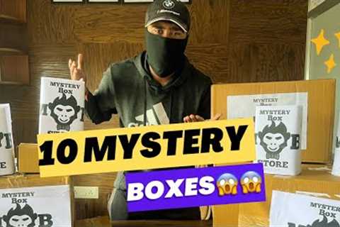 Unboxing 10 MYSTERY BOXES📦Worth ₹ 💸 Smartphone We Got @FukraInsaan #mbstore #memechat