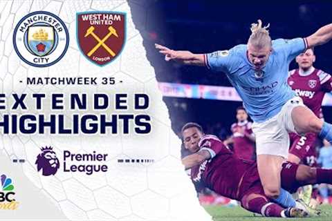 Manchester City v. West Ham United | PREMIER LEAGUE HIGHLIGHTS | 5/3/2023 | NBC Sports