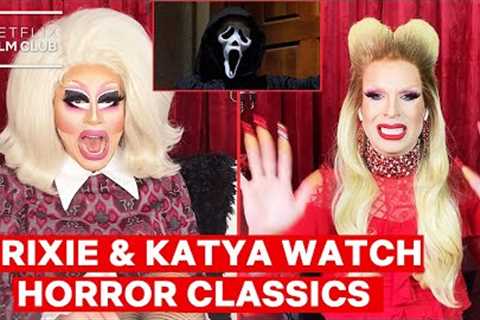 Drag Queens Trixie Mattel &amp; Katya React to Scream &amp; The Witches | I Like to Watch Horror |..