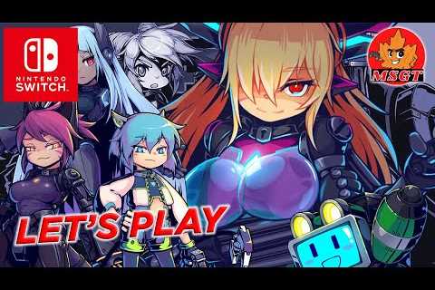 LET'S PLAY SUPER ALLOY RANGER on Nintendo Switch Performance Review | A Megaman Like Indie Game
