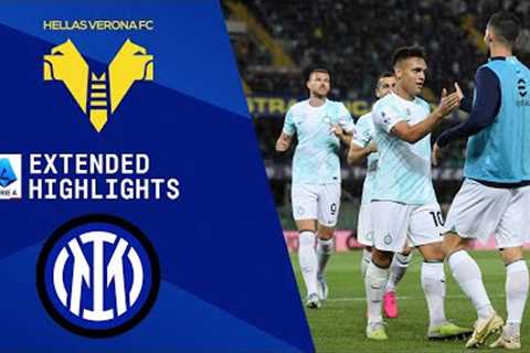Hellas Verona vs. Inter : Extended Highlights | Serie A | CBS Sports Golazo