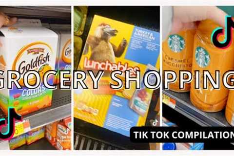 [TIKTOK COMPILATION ASMR] GROCERY SHOPPING &amp; RESTOCKING #24