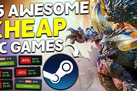 15 AWESOME NEW STEAM PC GAME DEALS RIGHT NOW - JRPGs, Open World Games + MORE CHEAP GAMES!