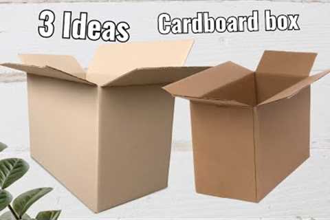 Discover 3 Amazing Projects Using Cardboard Boxes To Transform Waste Into Valuable Items!