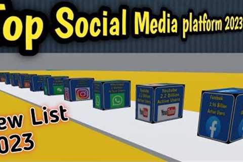 All social media platform 2023 | top social media platform with high active users | Comparison video