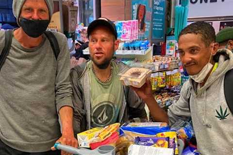 Homeless Guys Go on a Shopping Spree