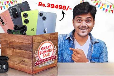 Best Smartphone Deals - iPhone just  Rs.39,293 Only/ 😲😲 Amazon Great Summer Sale🔥🔥2023..