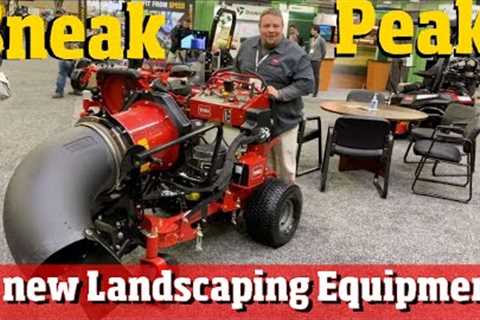 First Looks at New Landscaping and Lawn care tools and equipment 4 k video