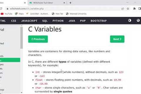 C Programming Tutorial:-1 for beginners  || Syntax | Variables | Output | Format-Specifiers.