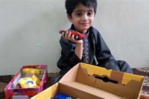 Unboxing toys | Cute kids open his unboxing toys | Ammar&amp;Affan