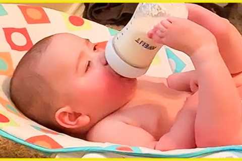 Are You Milk Drunk? Funny Baby Drink Milk || 5-Minute Fails