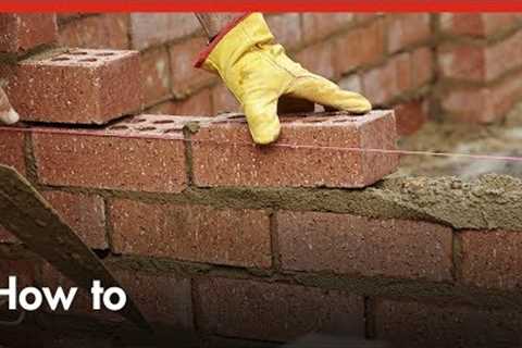 Bricklaying 101: How To Build A Brick Wall - Bunnings Warehouse