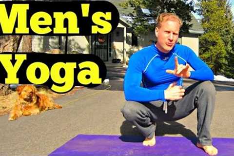 10 Min Yoga for Men Beginner Routine - Easy Men's Yoga Workout - Best Yoga Workout for Dudes