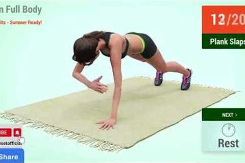 15 Min Full Body Workout - Summer Ready #health #weightloss #workout #workoutathome #viral