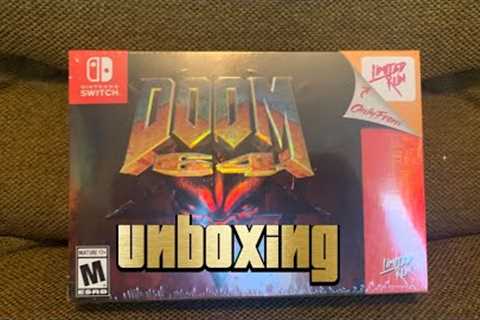 Limited Run Games Doom 64 Classic Edition Unboxing