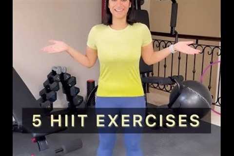 5 HIIT EXERCISES #shorts