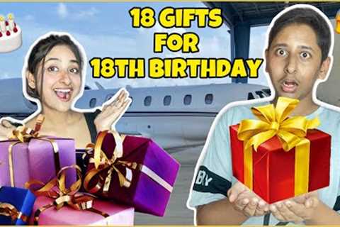 18 GIFTS FOR HIS 18th BIRTHDAY🎁 | The brown Siblings
