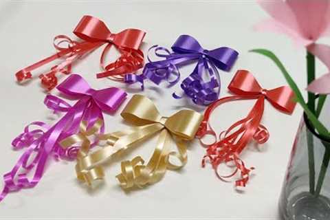 How to make a Curly Ribbon Bow