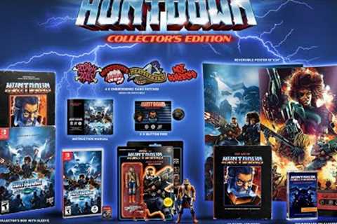 Huntdown nintendo switch collectors edition unboxing.