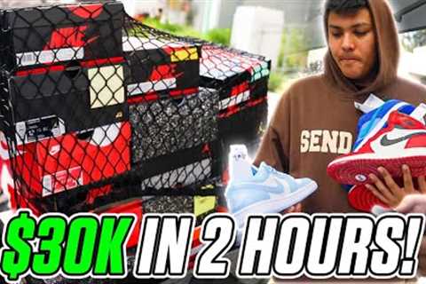 WE SPENT $30,000 IN 2 HOURS AT A SNEAKER EVENT! (WE GOT STEALS)