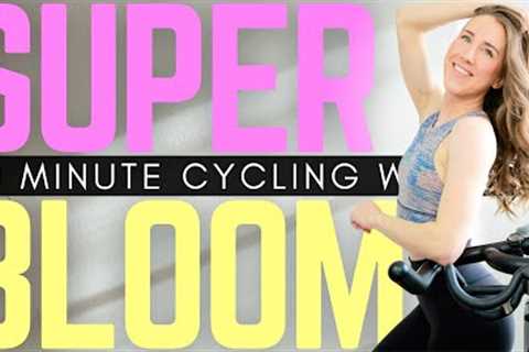 SUPER BLOOM // 30 Minute HIIT Cycling Workout Spin Class