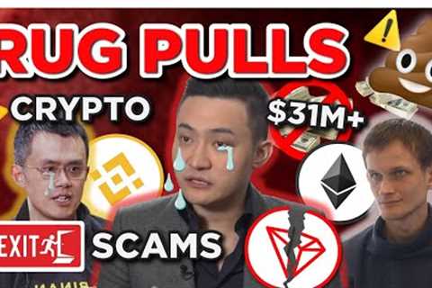 Over 31 MILLION DOLLARS in Cryptocurrency EXIT SCAMS &amp; RUG PULLS.. today..