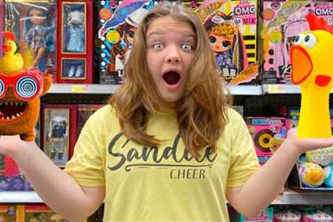 TOY SHOPPING for TOYS at WALMART! NEW LOL DOLLS! Aubrey toy Hunt!