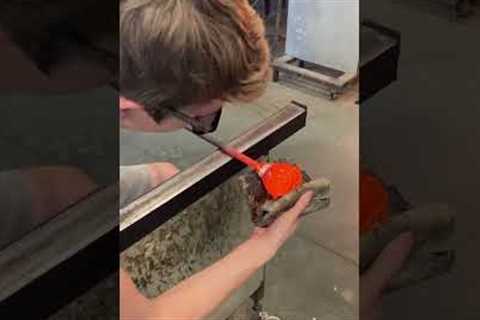 4 Leaf Clover #shorts #glass #glassblowing #art #stpatricksday #asmr #satisfying #awesome