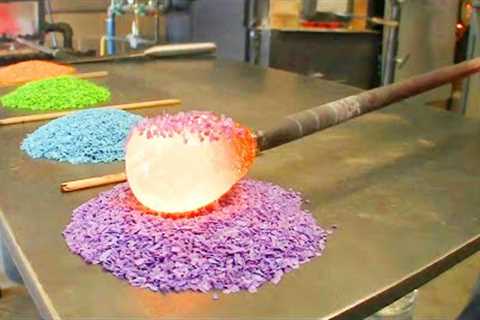 Glass Blowing Craftsman Professional at High Level is Awesome, I'm Very Satisfying After Watching