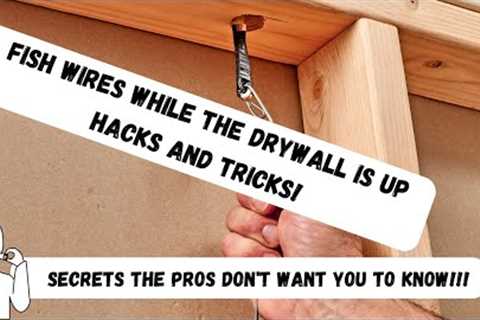 Fish Electrical Wire in Walls: The Secret to Easy Fishing! Running wires through existing walls.