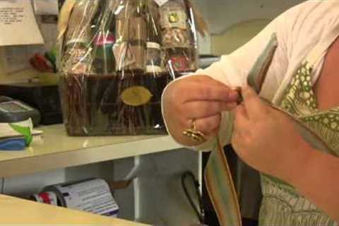 Tying Bows for Gift Baskets